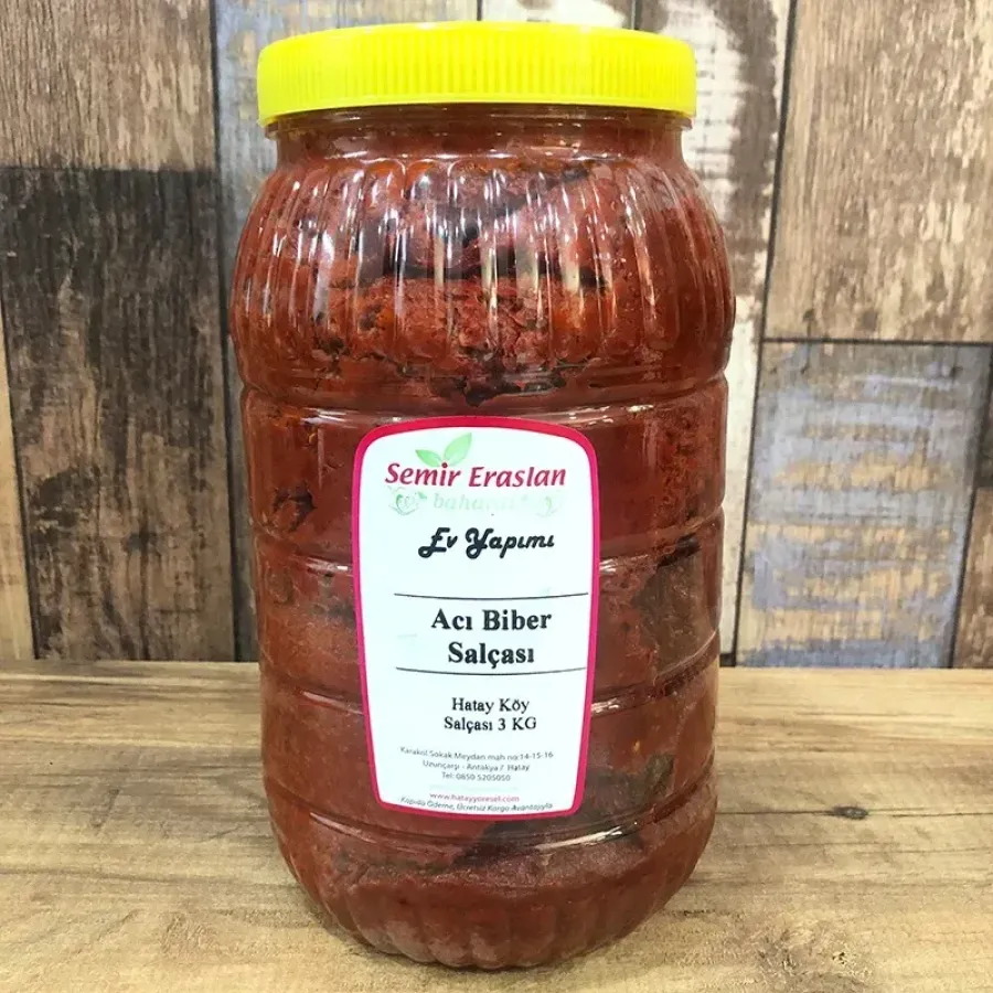 Acı Biber Salçası 3 Kg