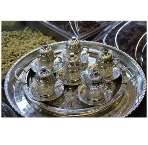 Bakır Kahve Seti ( 6'Lı )