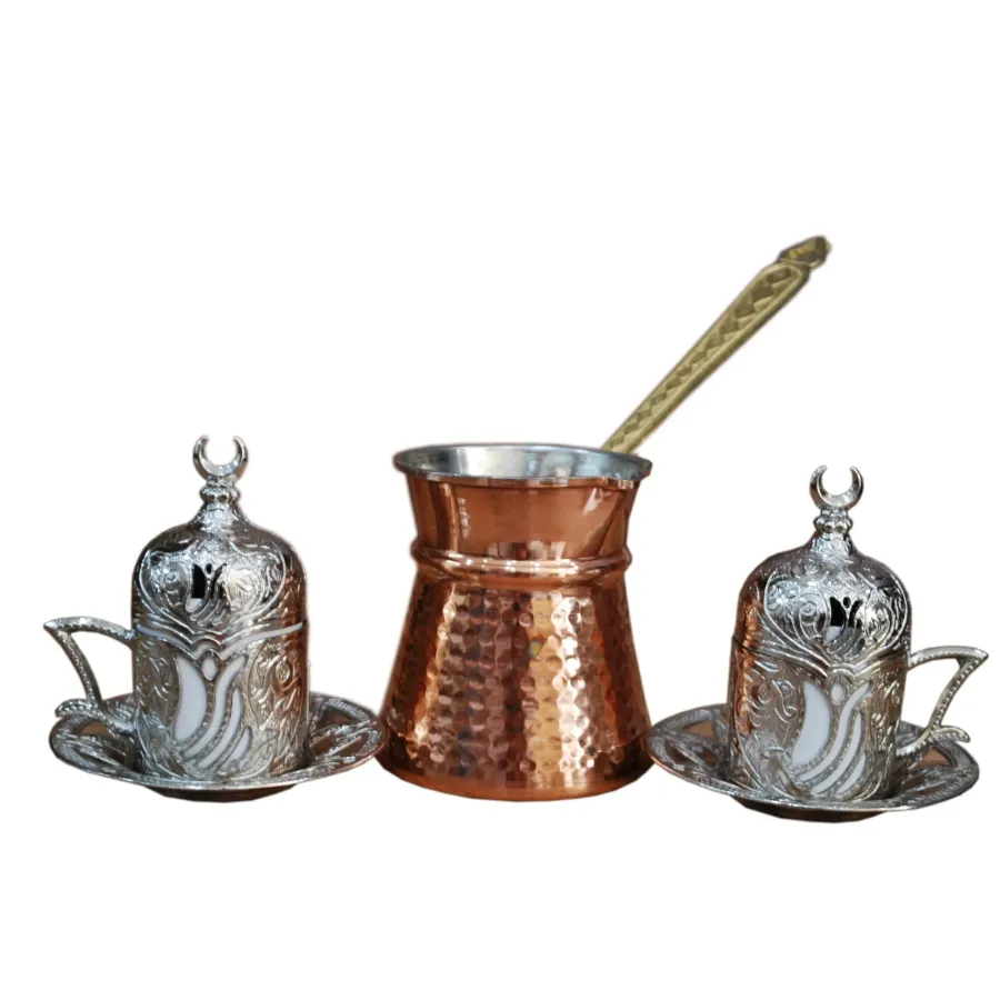 Bakır Kahve Seti