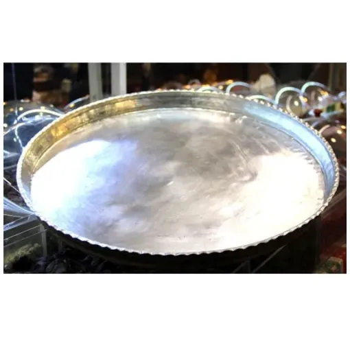 Bakır Sini (35 Cm) 1 Adet