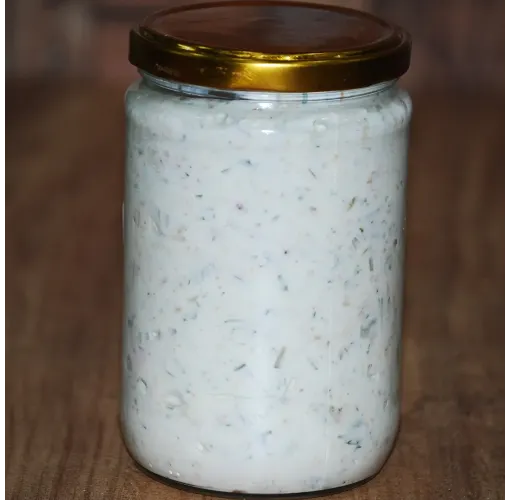 Cevizli Kekikli Süzme  Yoğurt Mezesi 600 Gr