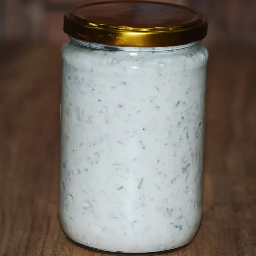 Cevizli Kekikli Süzme Yoğurt Mezesi 600 Gr