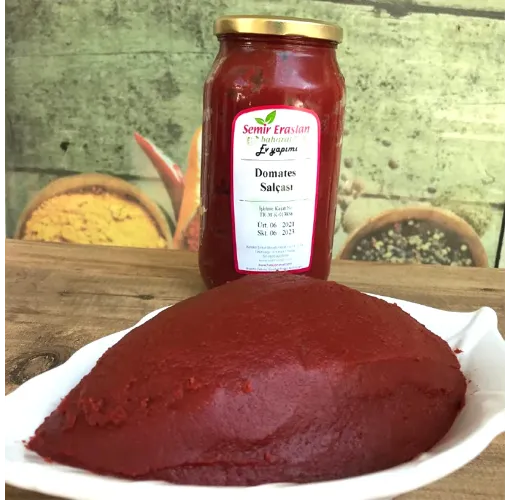 Domates Salçası Ev Yapımı Cam Kavanoz 1100 Gr