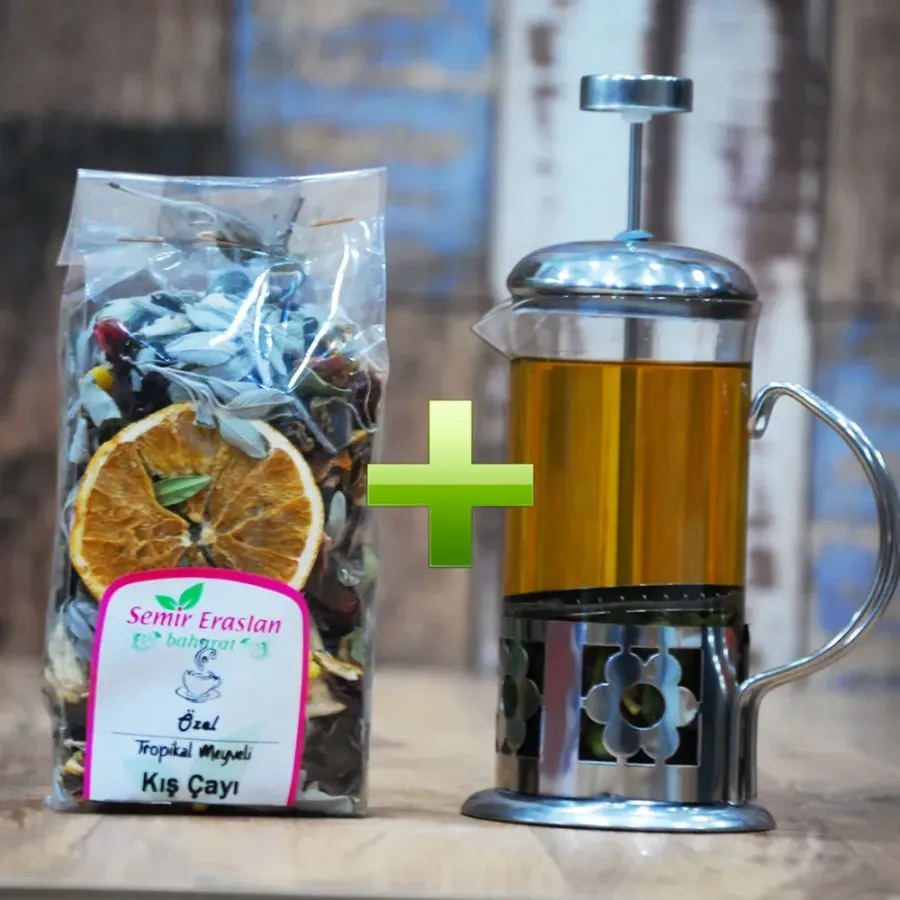 French Press + Kış Çayı