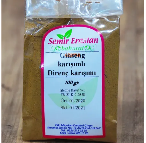 Ginseng Karışımlı Direnç Karışımı 100 Gr