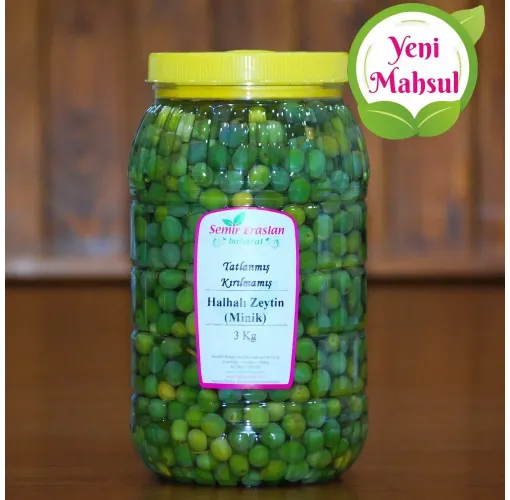 Halhalı Zeytin ( Tatlanmış-Kırılmamış ) Minik 2 Kg