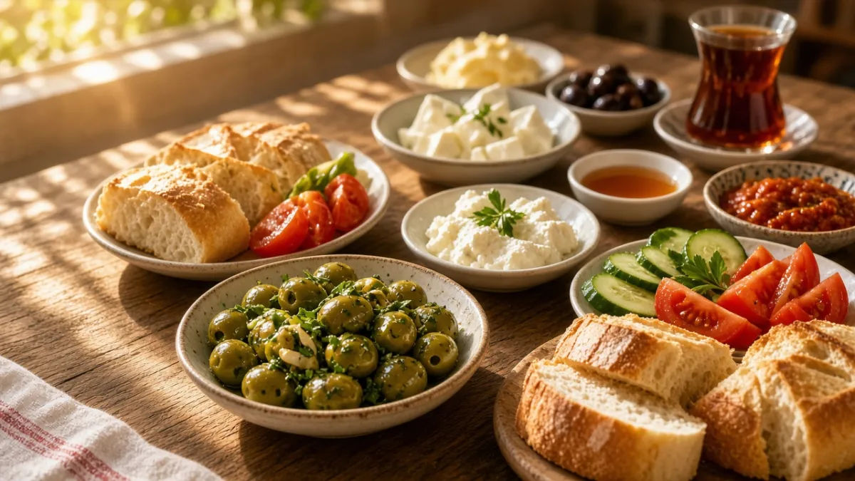 Kahvaltının Başköşesinde Soslu Yeşil Zeytin