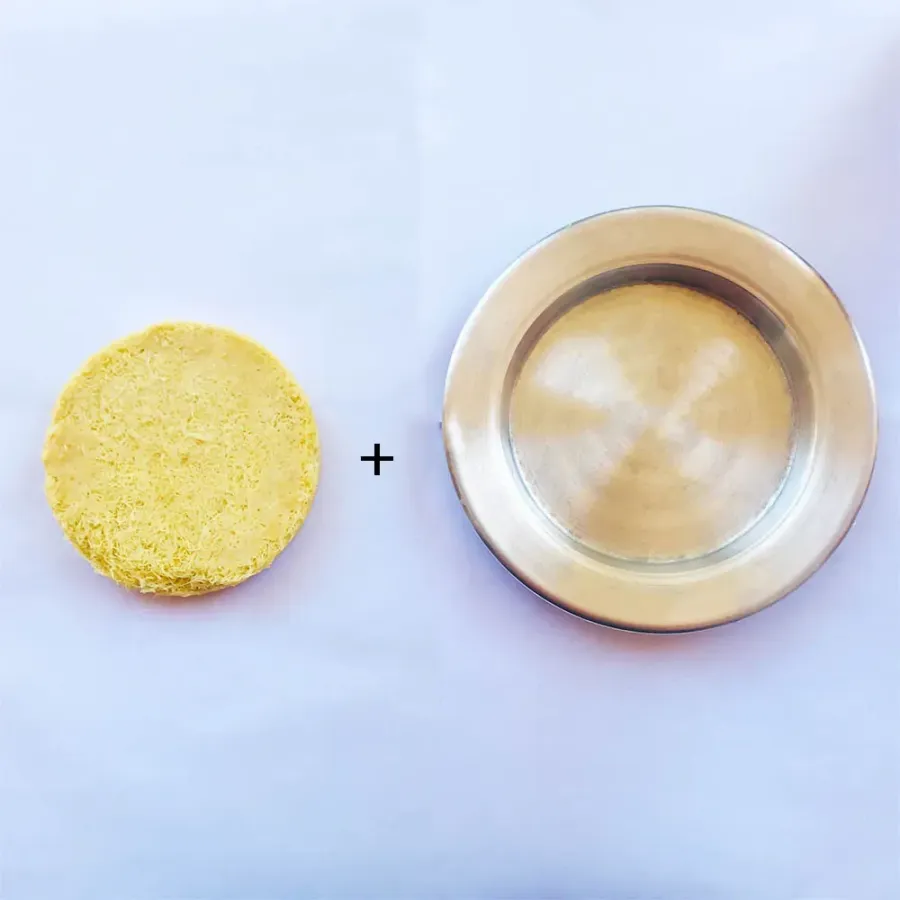 Künefe 1 Porsiyon 5'Li Paket Pişmemiş +1 Künefe Tabağı