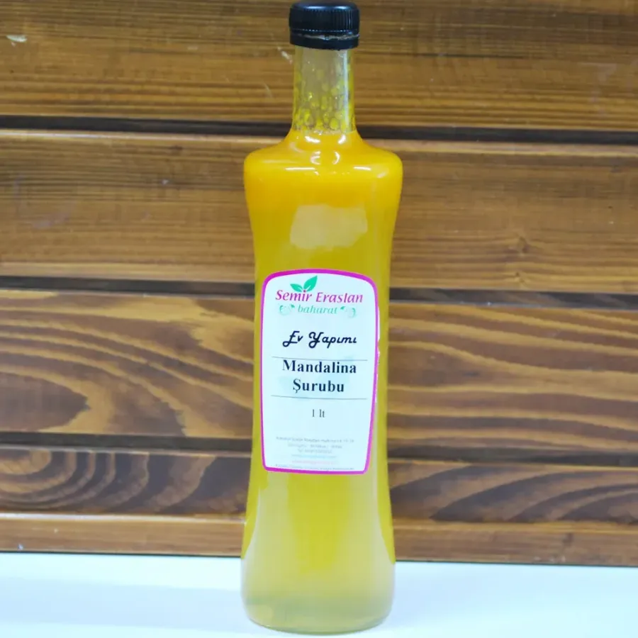Mandalina Şurubu 1 Lt ( Ev Yapımı )