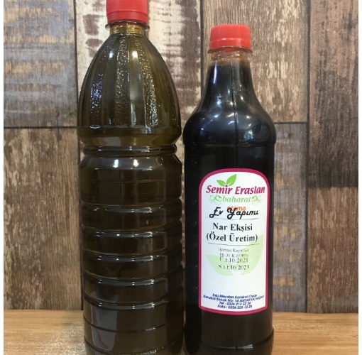 Erken Hasat Zeytinyağı 1 Lt  + Nar Ekşisi ( Özel Üretim) 1 Kg