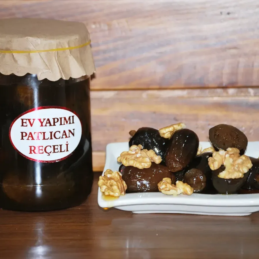 Patlıcan Reçeli İçi Cevizli 1 Kg