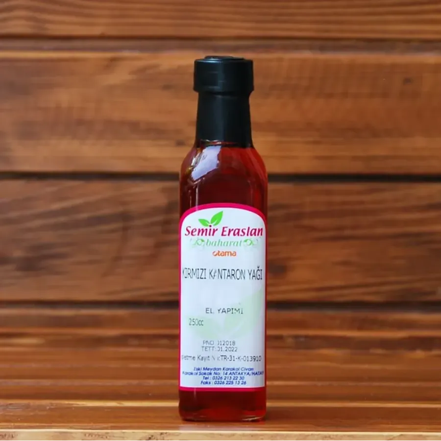 Semir Eraslan Ev Yapımı Kırmızı Kantaron Yağı 250 Ml