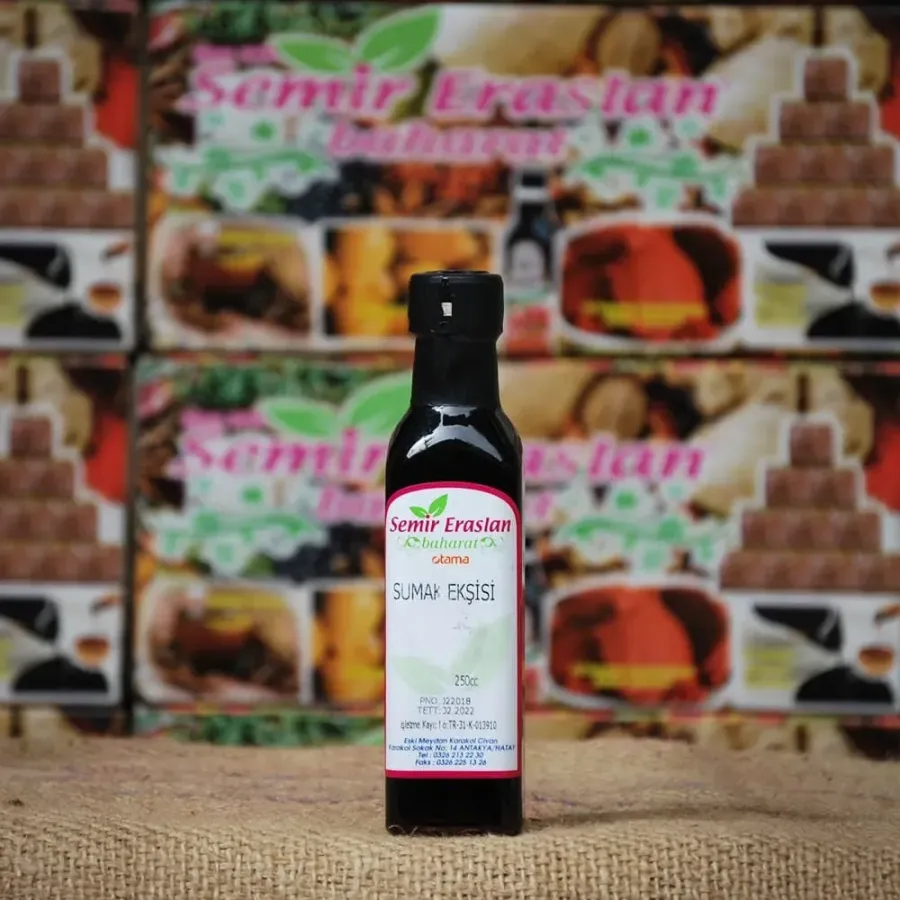 Sıvı Sumak Ekşisi 350 Gr - (Cam Şişe)