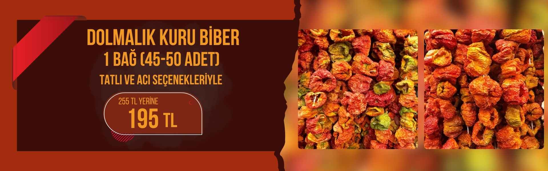 Kuru Dolmalık Biber